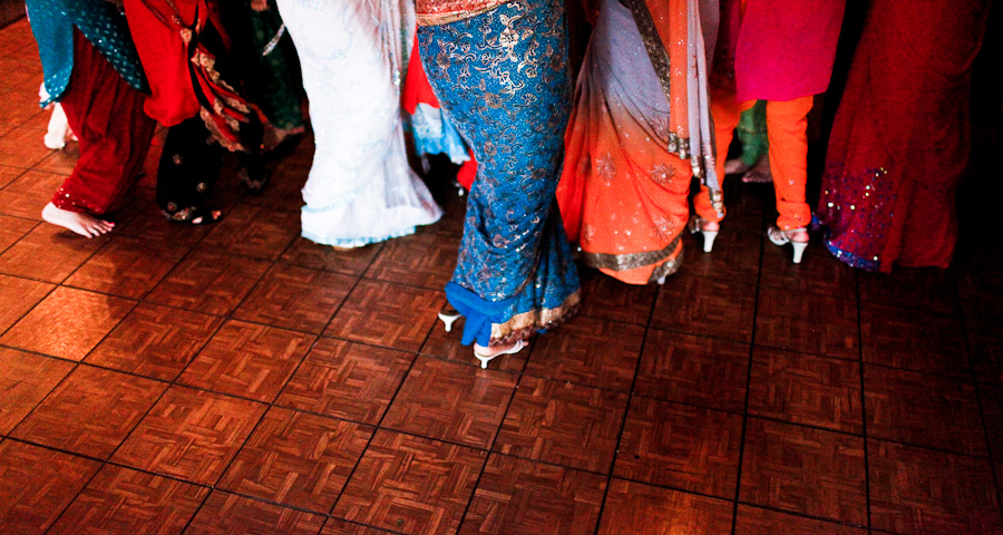 dancing at indian baby shower