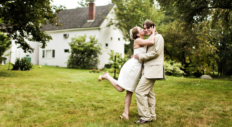 new england backyard wedding