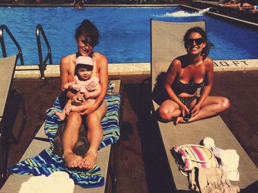 girls in the sun.