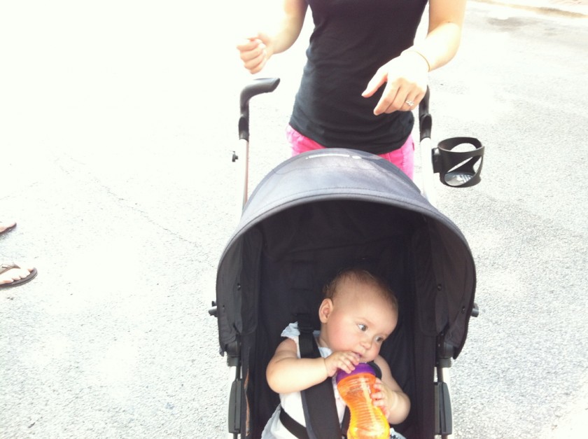 it was still hot so she drank some more water.