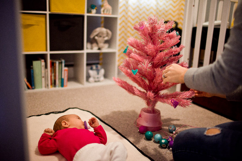 Kate's old Barbie tree is a staple of the 5pr46u3 Christmas.