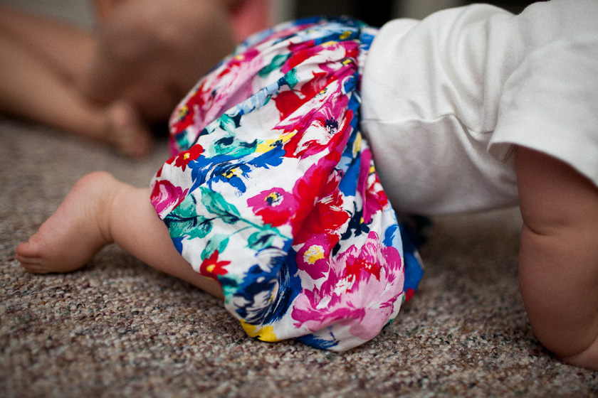 guess who is crawling!?