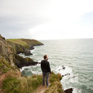 i cannot begin to describe to you how it feels to stand at the edge of a 300ft cliff on the coast of ireland.